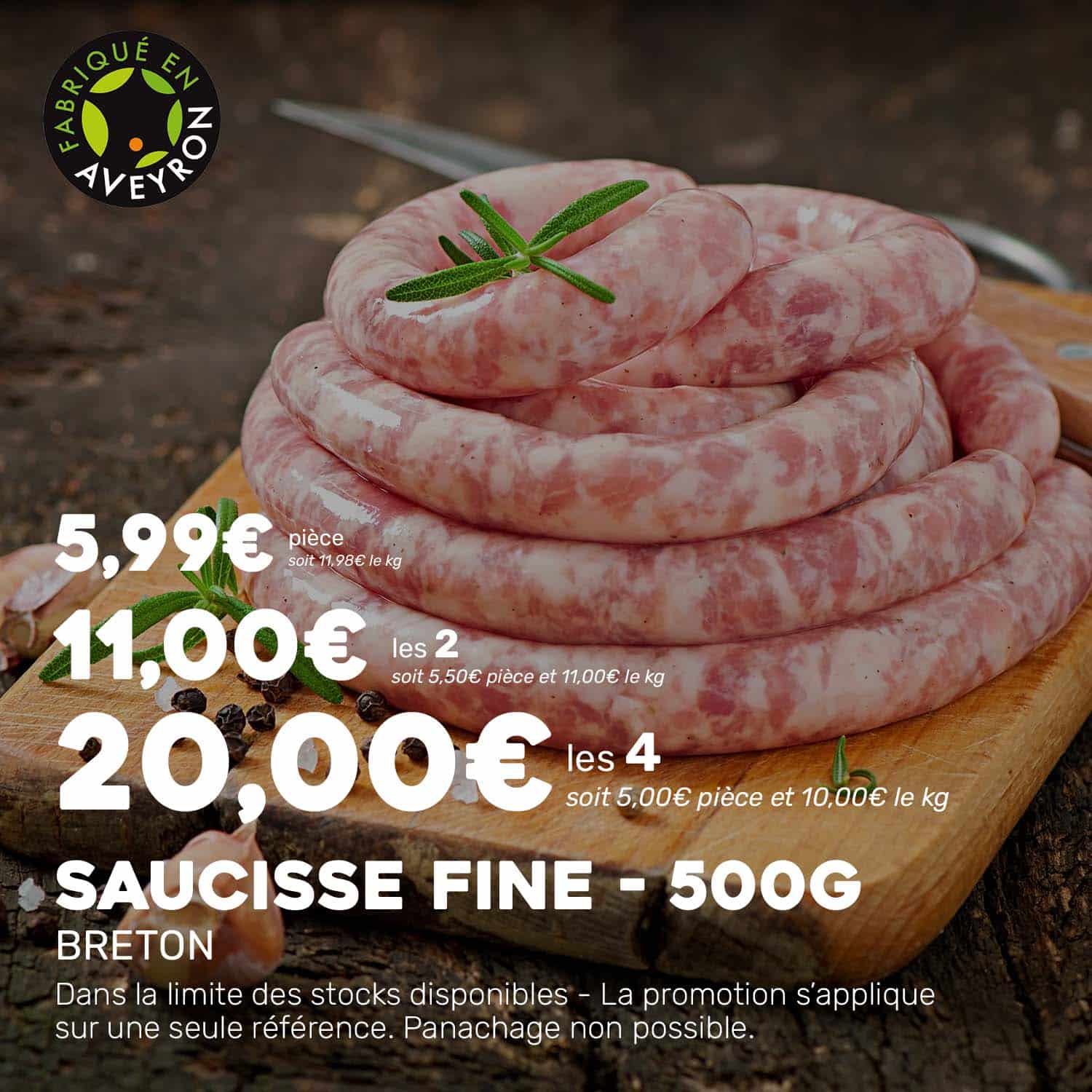 Saucisses_fine_500g_MK476581G_BRETON