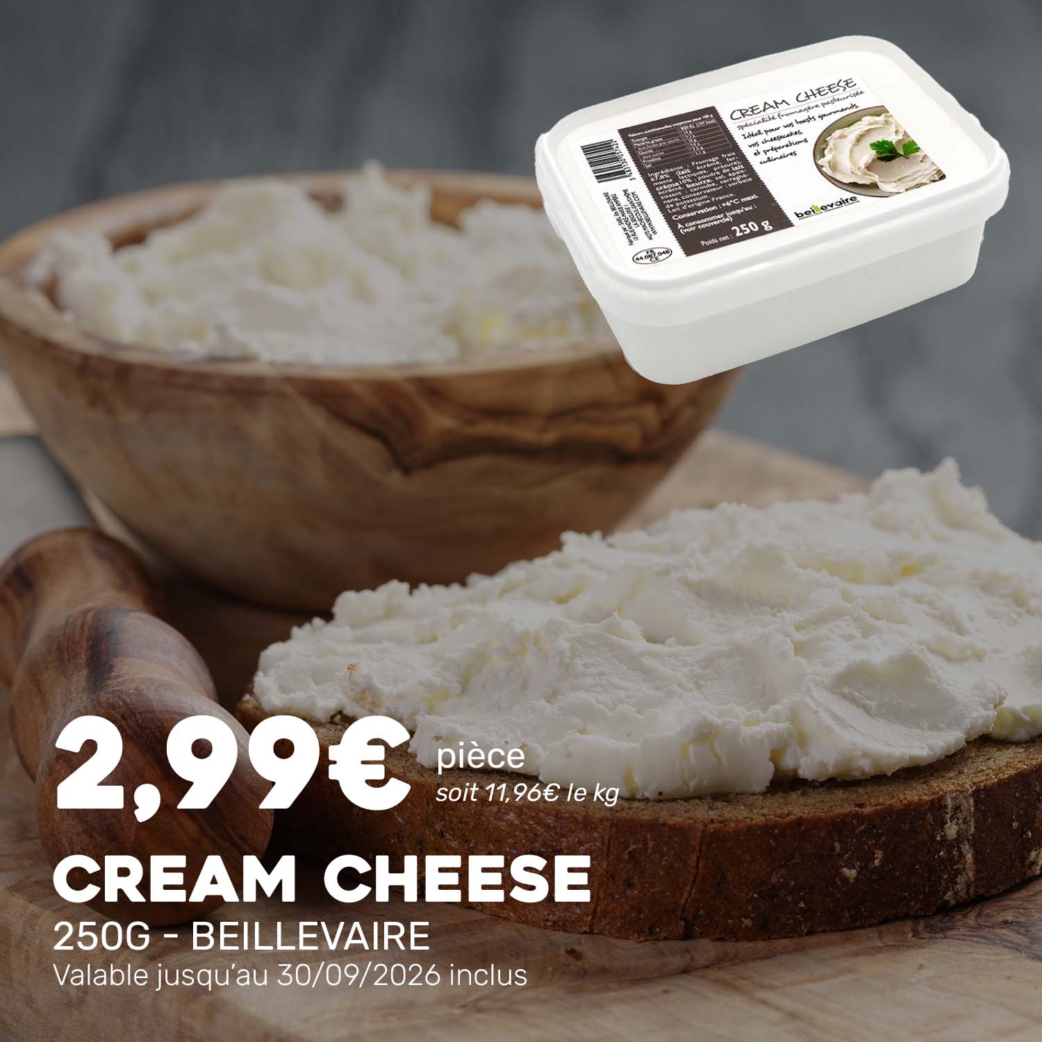 PROMO_Cream_cheese_250g_BEILLEVAIRE